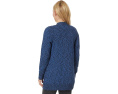 Кардиган L.L.Bean Cotton Ragg Sweaters Open Cardigan длинного кроя с ребристыми манжетами