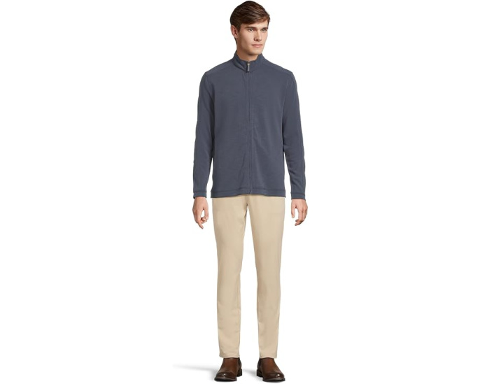 Куртка Johnston & Murphy Vintage Waffle Full Zip с вафельной фактурой