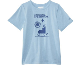 Футболка Columbia Tech Trail с коротким рукавом для детей принт