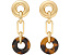 Серьги Kate Spade New York Interlock Linear Earrings с кубическим цирконием