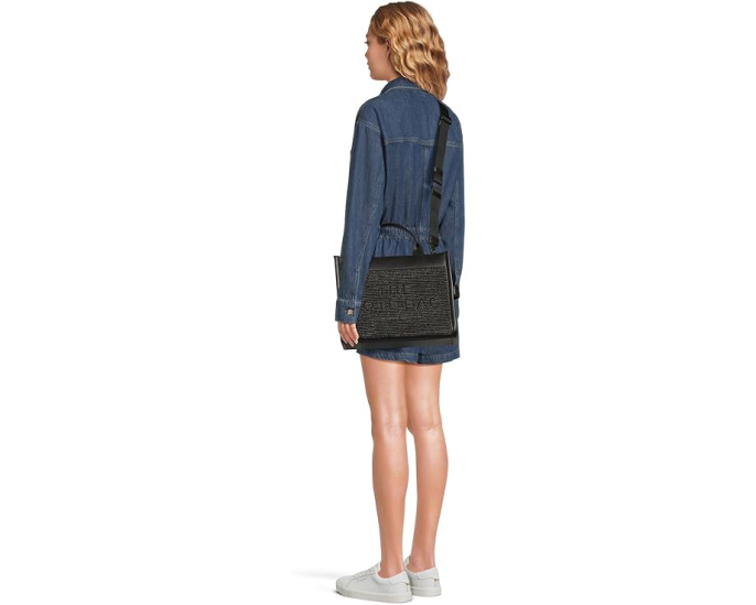 Сумка тоут Marc Jacobs The Woven DTM Medium Tote Bag из кожи с пыльником
