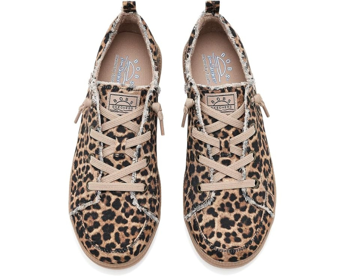 Кеды BOBS from SKECHERS B Cute 2.0 On Brand с леопардовым принтом