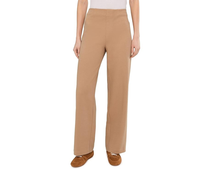 Брюки Lenox Wide Leg Stretch Twill с расклешенным кроем от NIC+ZOE