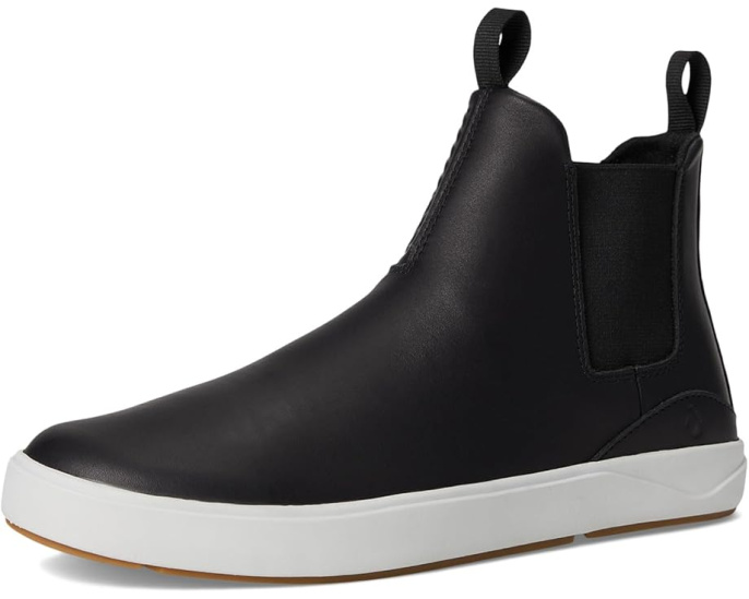 Ботинки OluKai Lae'ahi Mid в стиле челси с водонепроницаемой кожей и подошвой Wet Grip