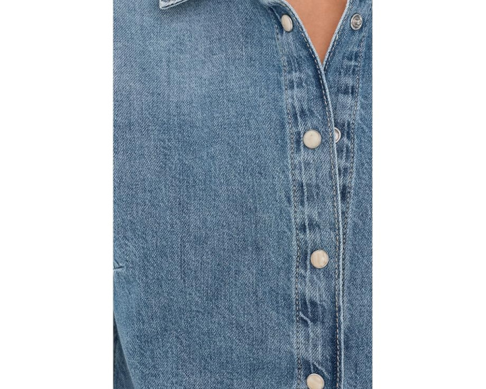 Рубашка Free People Benny Slim Denim женская с кнопками