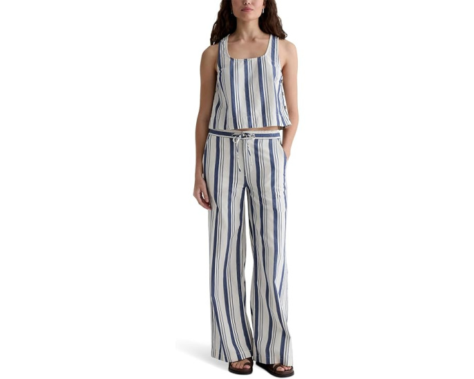 Брюки Carolyn Pull On Wide Leg от AG Jeans с полоской