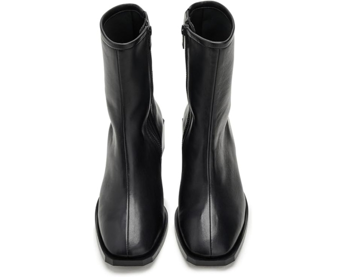 Ботильоны AllSaints Avril с квадратным носком и молнией сбоку
