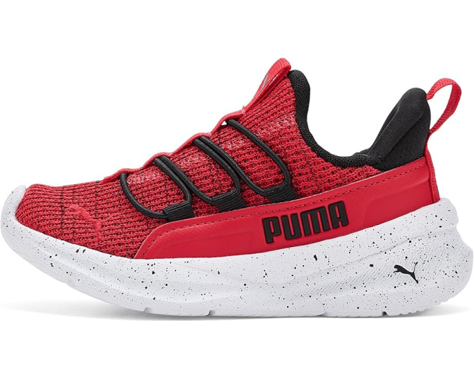 PUMA Kids Мокасины Softride One4All с эластичной посадкой и петлей на пятке