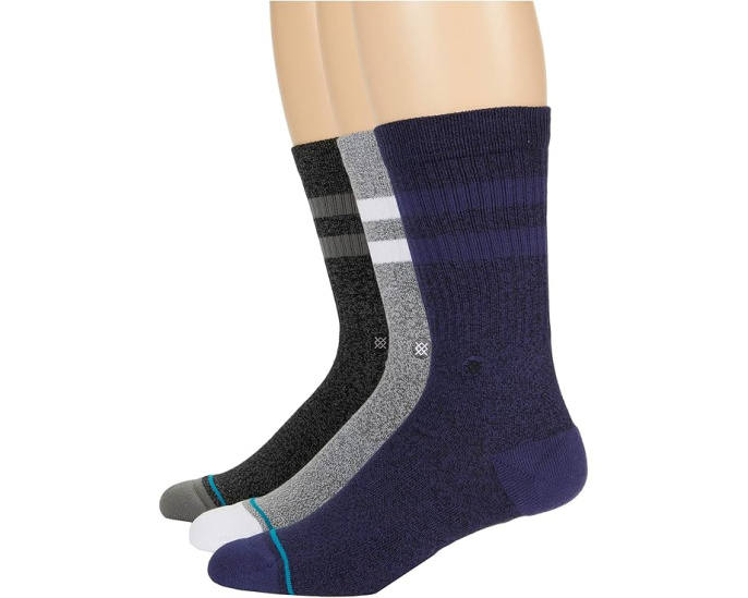 Носки Stance The Joven 3 Pack серые с умеренной амортизацией