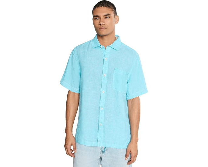 Льняная рубашка Tommy Bahama S/S Paradise Breezer с боковыми разрезами