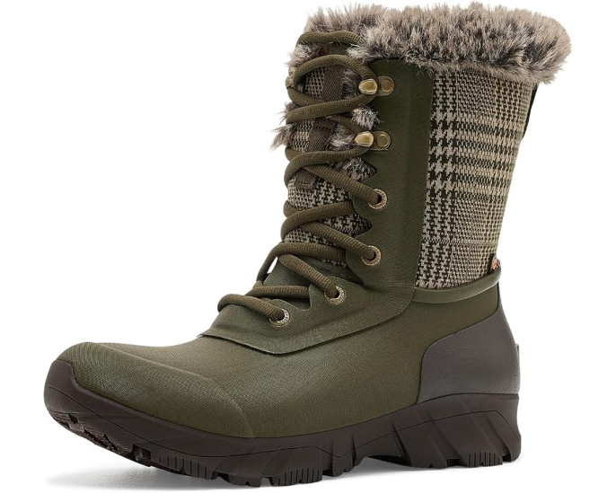 Bogs Arcata II Plaid зимние сапоги в клетку
