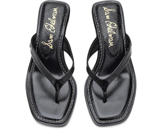 Сандалии Sam Edelman Dollie на маленьком каблуке с квадратным носком