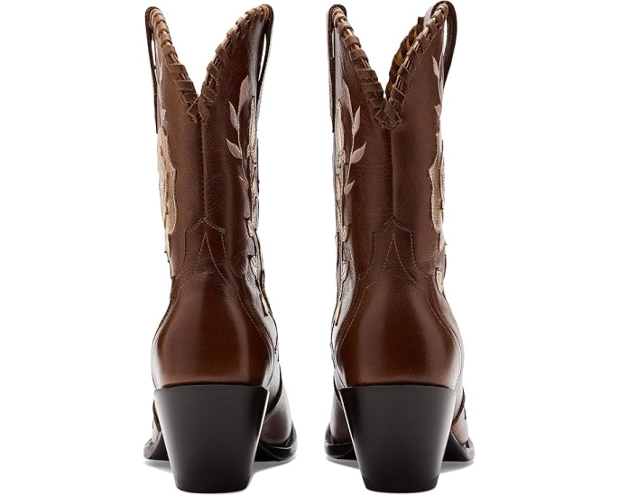 Женские ковбойские сапоги Ariat Arrosa с вышивкой цвет Tan Dusk/Gold Shine
