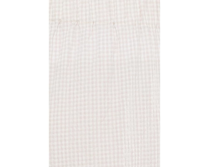 Eileen Fisher Органические хлопковые брюки Pucker Check Ankle Wide Pant Белые
