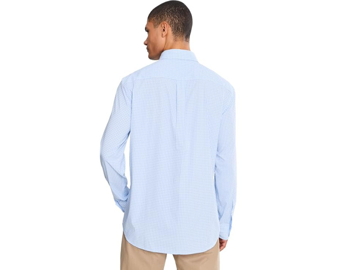 Рубашка Vineyard Vines Coral Reef Gingham из легкой ткани