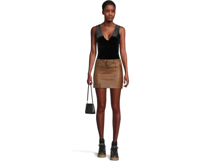 Боди Commando Velvet Deep-V с глубоким вырезом из бархата