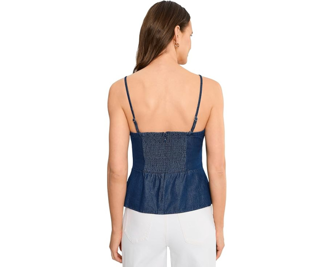 Платье Madewell Sharona с квадратным вырезом в оттенке Nostalgic Blue