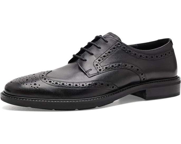 Оксфорды ECCO Prague Wingtip кожаные мужские