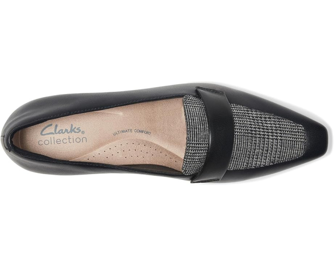 Лоферы Clarks Scarlyt Mabel с квадратным носком и каблуком kitten heel