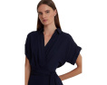 Платье Lauren Ralph Lauren из крепа с поясом и запахом
