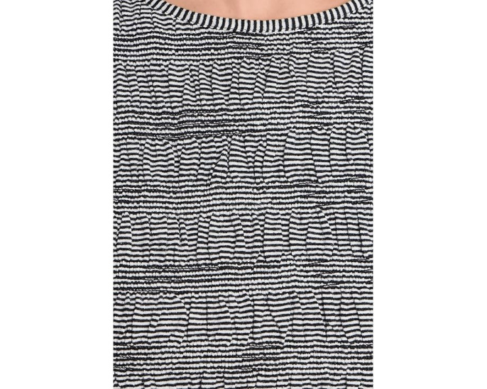 Топ Madewell Sachi Smocked Tank в полоску