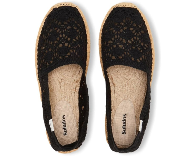 Эспадрильи Soludos Original Espadrille из 100% хлопка с подошвой из джута