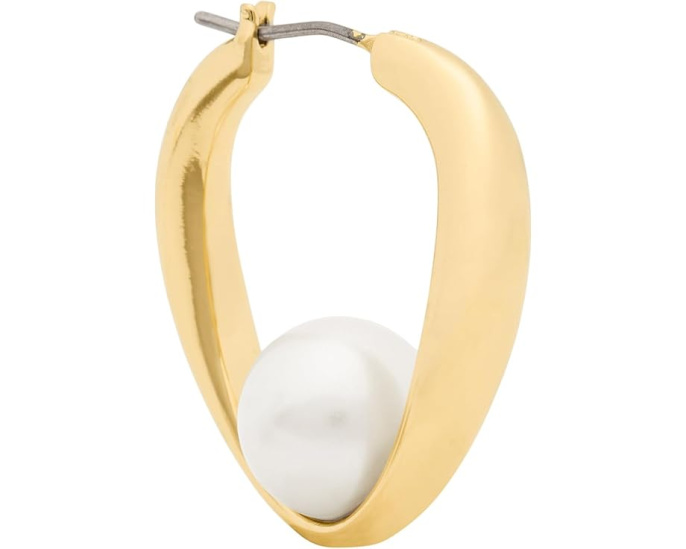 Серьги-кольца Harmony Hoops с жемчужным акцентом от Kate Spade New York