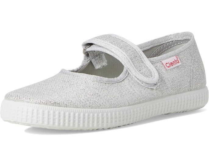 Детские туфельки Cienta Kids 56013 в стиле Мэри Джейн с блестками
