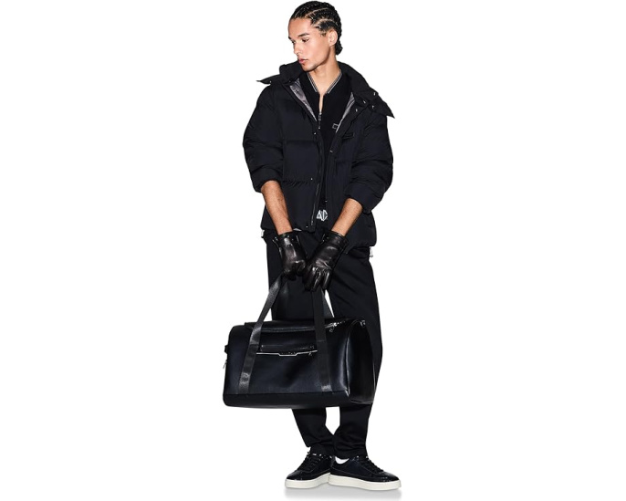 Хлопковая куртка поло Armani Exchange с молнией