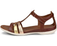 ECCO сандалии Flash T-Strap Sandal с кожаной стелькой и подошвой из ПУ