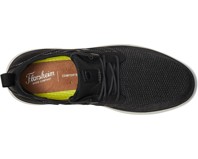Florsheim Venture Knit Plain Toe Sneaker с трикотажным верхом и стелькой Comfortech