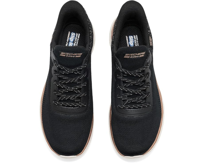 Кроссовки Arc Waves BOBS from SKECHERS с металлическим верхом