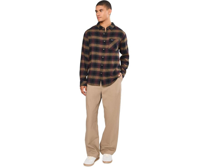 Фланелевая рубашка Breakwater Check Flannel Woven Quiksilver