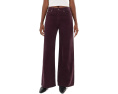 Брюки AG Jeans Saige Wide Leg из вельвета, посадка мидл-райз