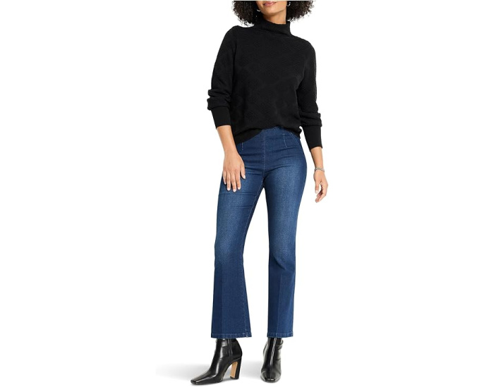 Petite Textured Diamonds Sweater