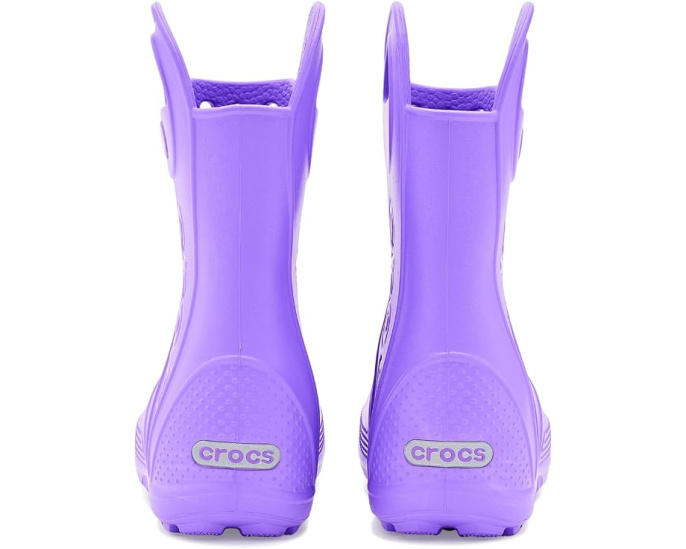 Резиновые сапоги Crocs Handle It для малышей с ручками и светоотражающим логотипом