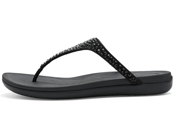 Босоножки Solay Mixed Crystal FitFlop с перепонкой на мыске