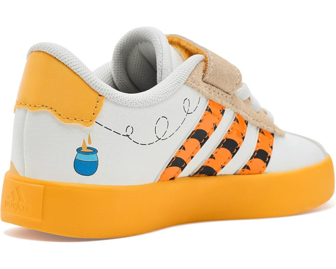 Кроссовки Disney Vl Court 3.0 на липучке для детей Adidas