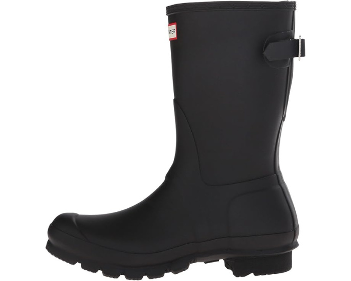 Резиновые сапоги Hunter Original Short Back Adjustable с регулируемым ремешком и водонепроницаемой конструкцией
