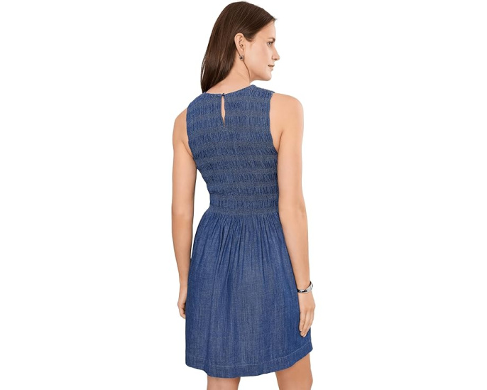 Мини платье Madewell Smocked с воланами