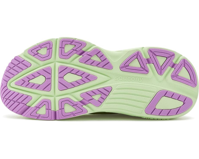 Кроссовки Guide 19 с максимальной амортизацией и широкой платформой Saucony