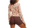 Футболка Free People Tilly Long Sleeve с принтом