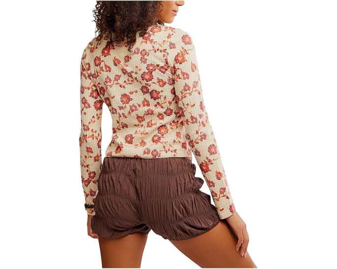 Футболка Free People Tilly Long Sleeve с принтом