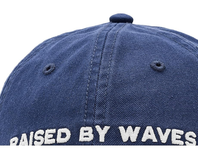 Бейсболка Raised By Waves Dad Cap от Spiritual Gangster индиго