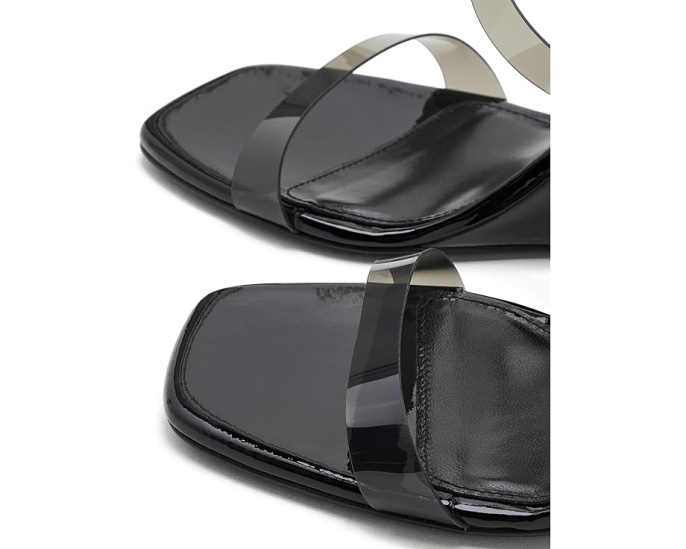 Stuart Weitzman босоножки Vinnie Lucite Slide 85 на каблуке 10 см