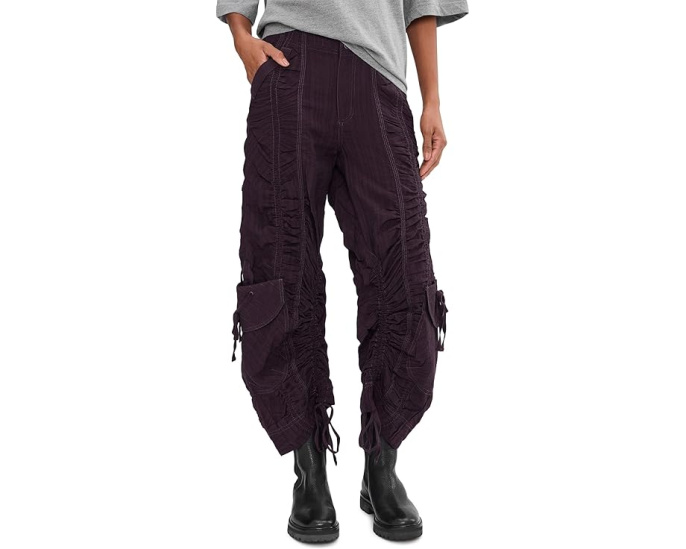 Free People свободные брюки Scorpio Shirred в стиле парашют