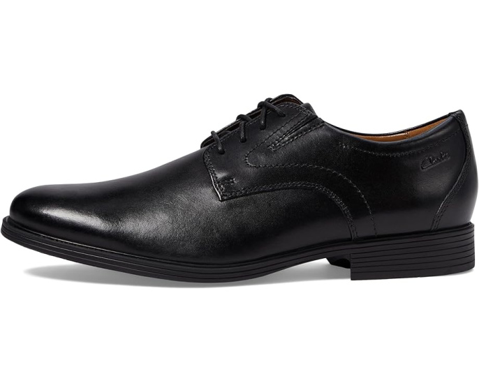 Clarks Оксфорды Whiddon Plain из натуральной кожи с круглым носком