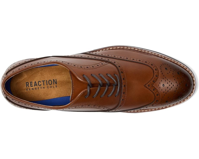Туфли Kenneth Cole Lance с перфорацией и дизайном wingtip на прочной резиновой подошве