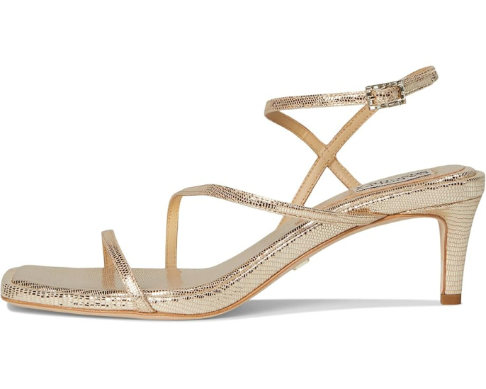 Badgley Mischka Gracelyn туфли на низком каблуке с ремешками и тиснением под змею