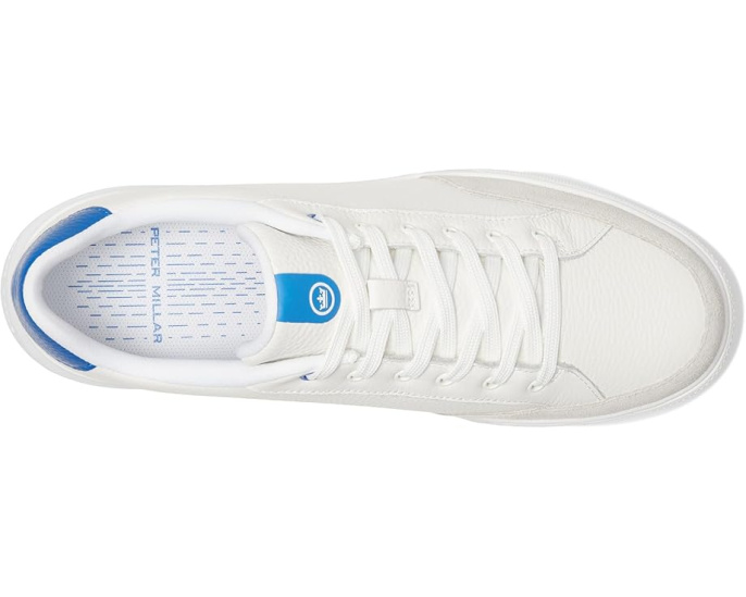 Peter Millar Drift Leather Hybrid Course Shoes для гольфа с кожаным верхом